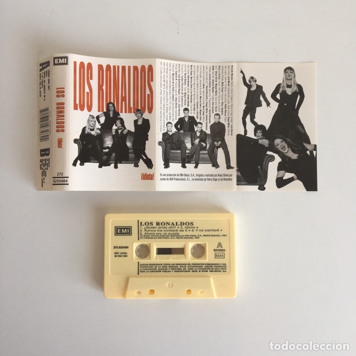 Casetes antiguos: Caset - LOS RONALDOS - &iexcl;Idiota! - Foto 5