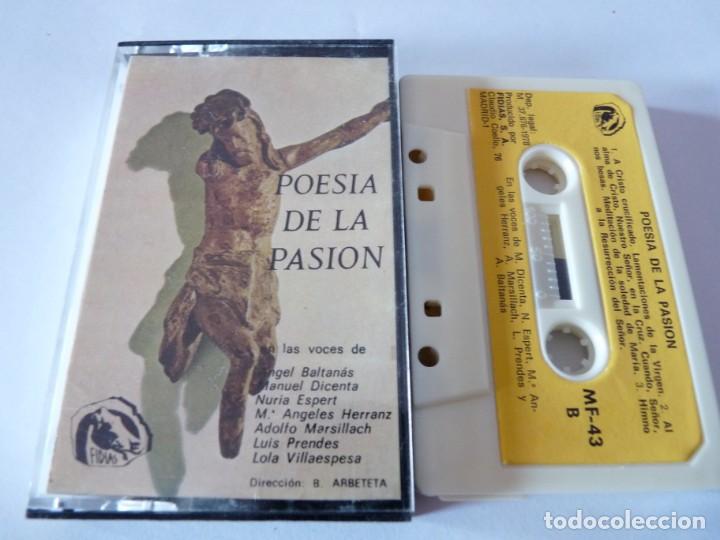 Cassettes Anciennes: CASETE, CASSETTE POESIA DE LA PASION EN LAS VOCES DE MANUEL DICENTA... REF: 17-7