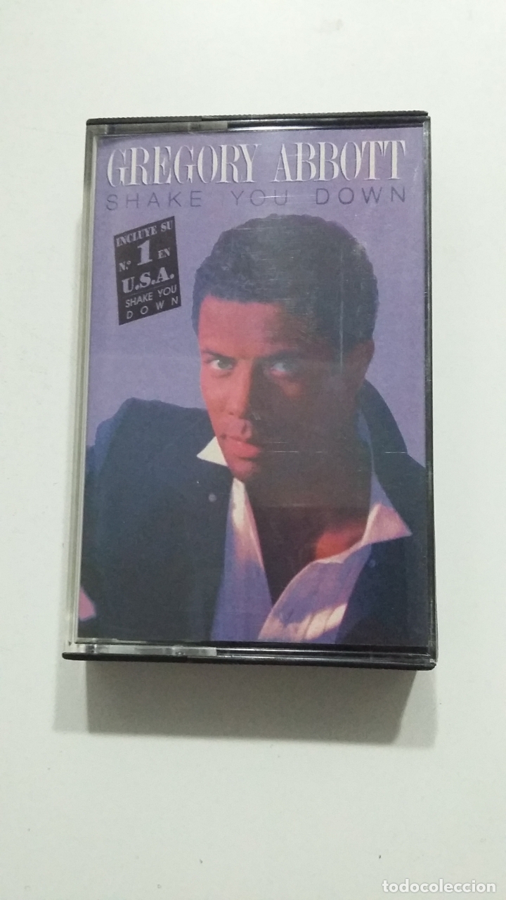 Casetes antiguos: GREGORY ABBOTT. SHAKE YOU DOWN CASETE. TDKCST1B - Foto 1