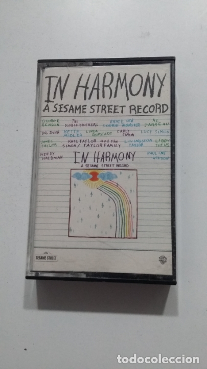 Casetes antiguos: IN HARMONY A SESAME STREET RECORD. CASETE. TDKCST1C