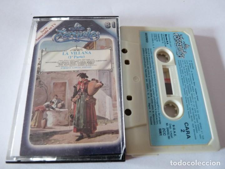 Cassettes Anciennes: CASETE, CASSETTE LA ZARZUELA 61. LA VILLANA (1&ordf;PARTE) REF: 17-17