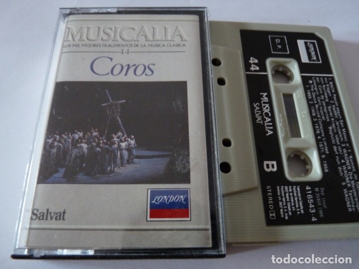 Cassettes Anciennes: CASETE, CASSETTE MUSICALIA 44. COROS REF: 17-34