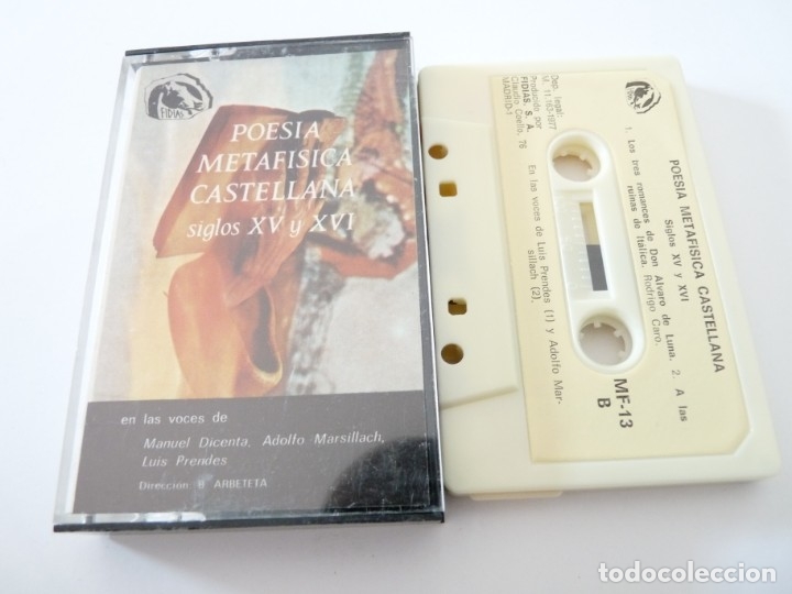 Cassettes Anciennes: CASETE, CASSETTE POESIA METAFISICA CASTELLANA SIGLOS XV Y XVI REF: 18-9