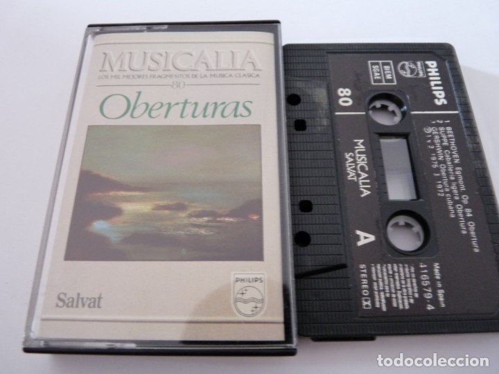 Cassettes Anciennes: CASETE, CASSETTE OBERTURAS. MUSICALIA 80 REF: 13-10