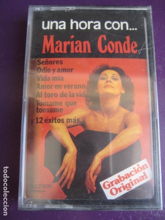 Casetes antiguos: UNA HORA CON MARIAN CONDE CASETE BELTER PRECINTADA - ODIO Y AMOR/ SE&Ntilde;ORES, ETC... RUMBAS POP DISCO