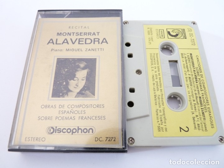 Cassettes Anciennes: CASETE, CASSETTE MONTSERRAT ALAVEDRA II REF: 18-42