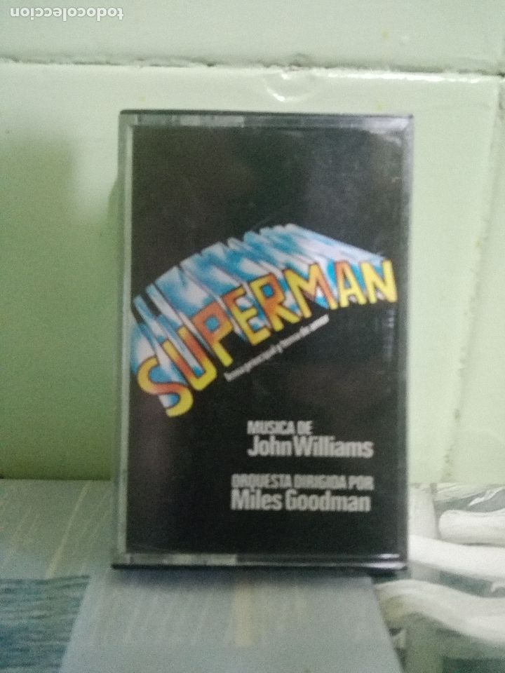 Casetes antiguos: SUPERMAN TEMA DE AMOR ORQUESTA MILES GOODMAN MUSICA JOHN WILLI CASETE CASSETTE PEPETO