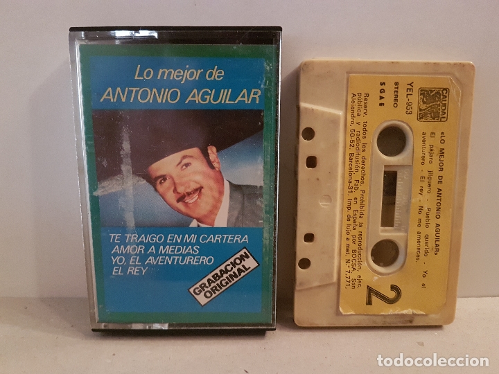 Cassettes Anciennes: lo mejor de antonio aguilar en casete buen estado ver fotos