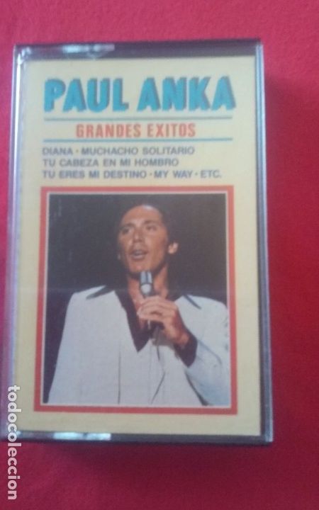 Casetes antiguos: PAUL ANKA. GRANDES &Eacute;XITOS. CASETE, CASSETTE. - Foto 1