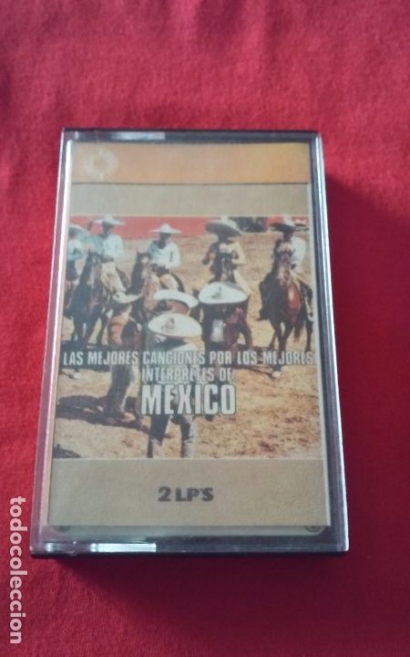 Casetes antiguos: LAS MEJORES CANCIONES POR LOS MEJORES INT&Eacute;RPRETES DE M&Eacute;XICO. RCA, 1972 . CASETE, CASSETTE.