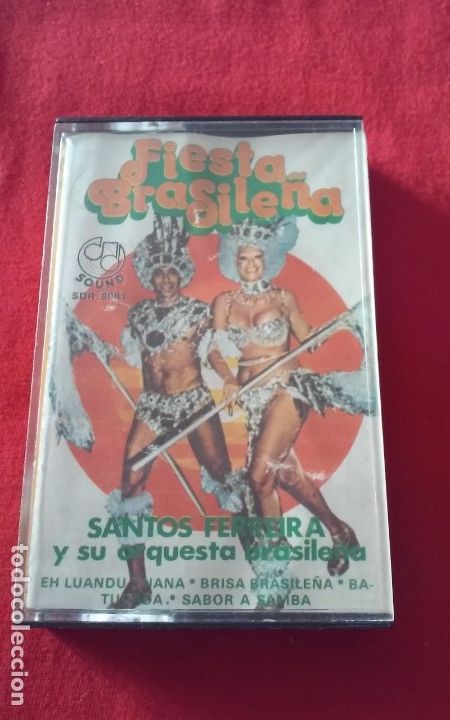 Cassette antiche: FIESTA BRASILE&Ntilde;A. SANTOS FERREIRA Y SU ORQUESTA BRASILE&Ntilde;A, 1977 . CASETE, CASSETTE.
