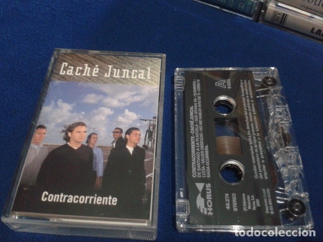 Casetes antiguos: CASETE CASSETTE ( CACHE JUNCAL - CONTRACORRIENTE )2000 HORUS - Foto 1