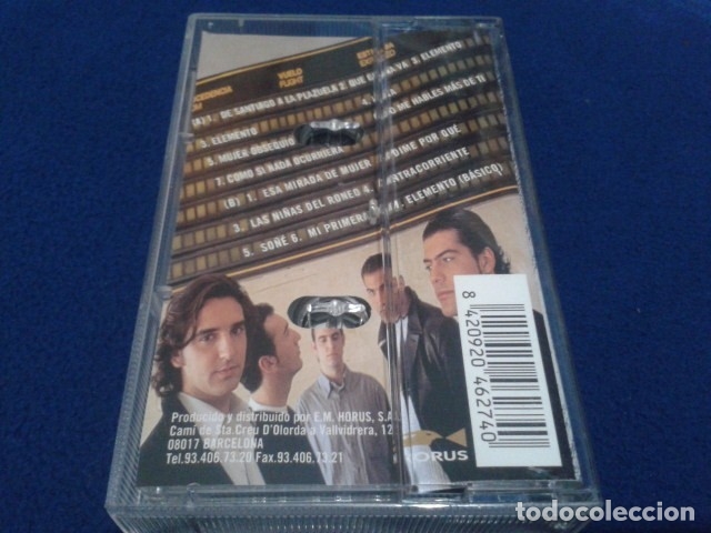 Casetes antiguos: CASETE CASSETTE ( CACHE JUNCAL - CONTRACORRIENTE )2000 HORUS - Foto 4