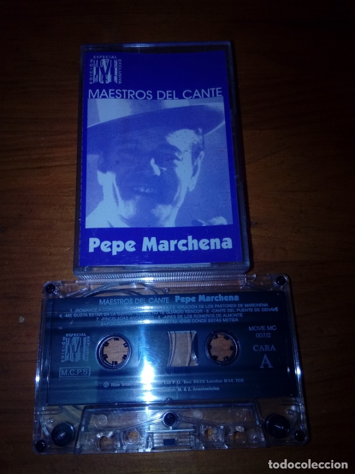 Casetes antiguos: PEPE MARCHENA. MAESTROS DEL CANTE. C1F - Foto 2