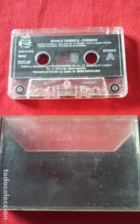 Cassettes Anciennes: &Eacute;CHALE CANDELA. CURRICHI. SIN CAR&Aacute;TULA. 2000. CASETE. CASSETTE