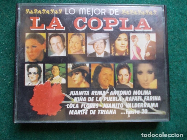 Casetes antiguos: LO MEJOR DE LA COPLA DOBLE CASETE - Foto 1