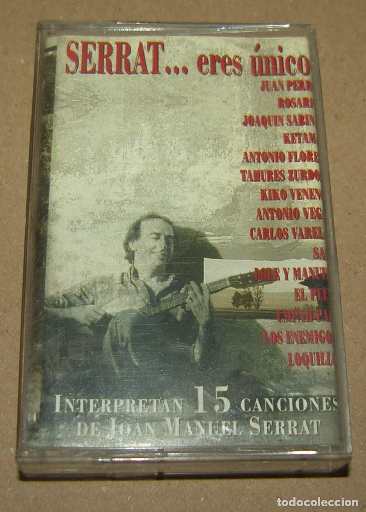 Casetes antiguos: SERRAT ... ERES &Uacute;NICO (CAJ-3) - Foto 1