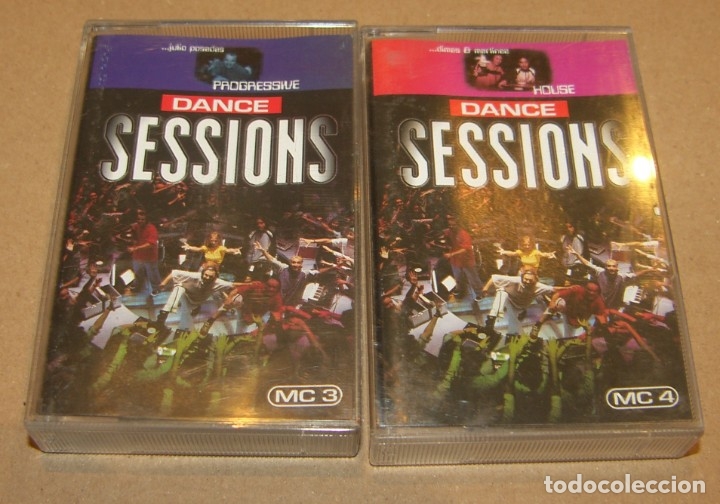 Casetes antiguos: DANCE SESSIONS - 4xK7 - (CAJ-1) - Foto 2