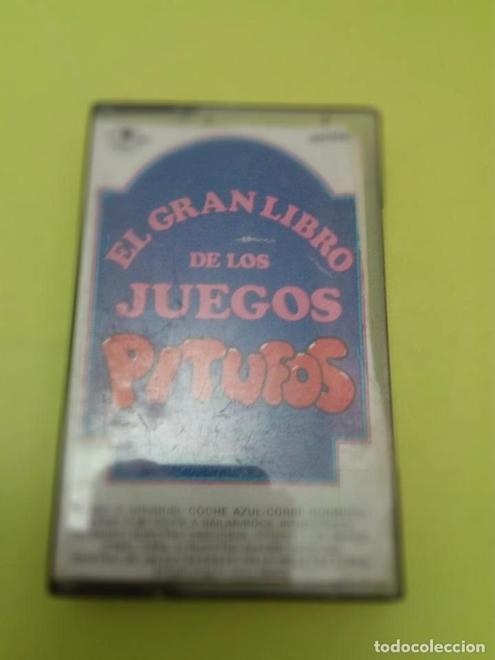 Casetes antiguos: EL GRAN LIBRO DE LOS JUEGOS  PITUFOS. C5F - Foto 1