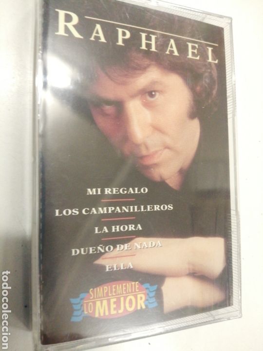 Casetes antiguos: casete Raphael Simplemente lo mejos 12 &eacute;xitos PRECINTADO NUEVO - Foto 1
