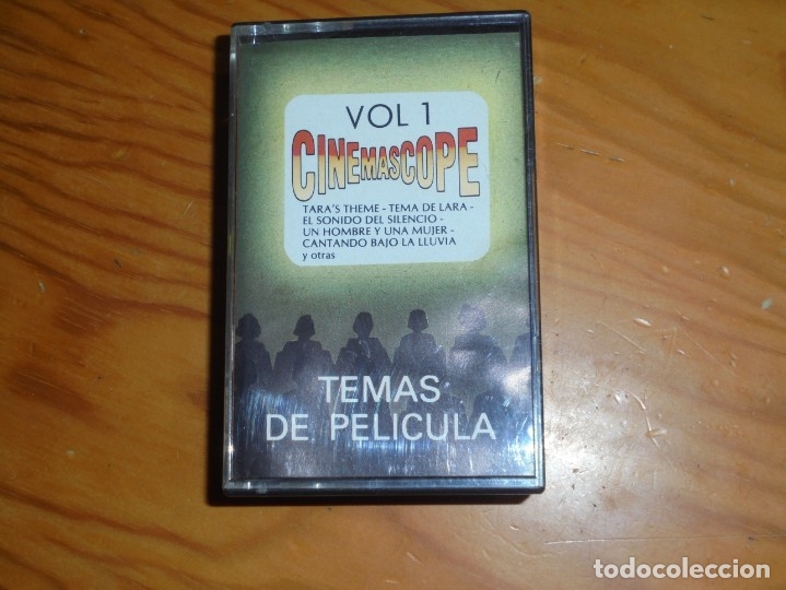 Old Cassettes: TEMAS DE PELICULA. VOL. 1. CINEMASCOPE. DCD, 1987. CASETE.