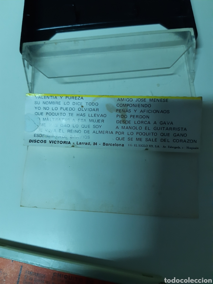 Casetes antiguos: Chiquito de Lorca - A la guitarra Manolo Moreno - Foto 2