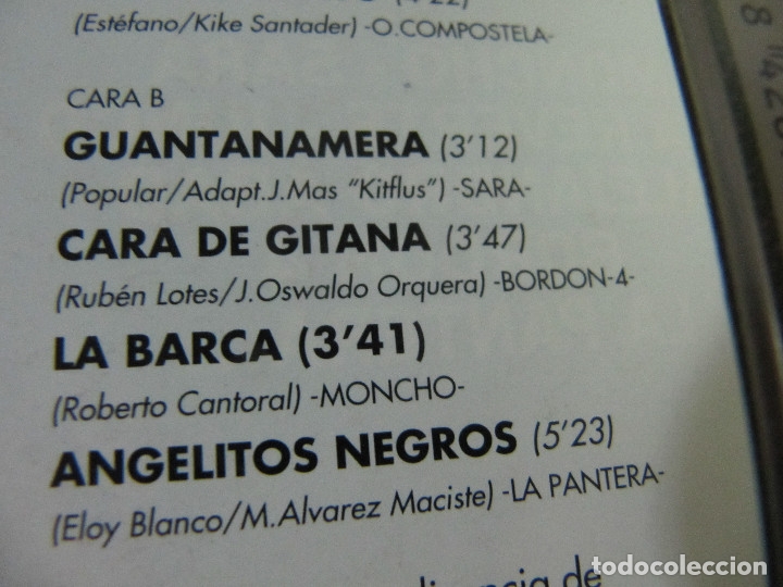 Casetes antiguos: NUEVAS VERSIONES ORIGINALES VOL 3-BORDON 4..JUNCO.. LA PANTERA.. -RARO - Foto 3