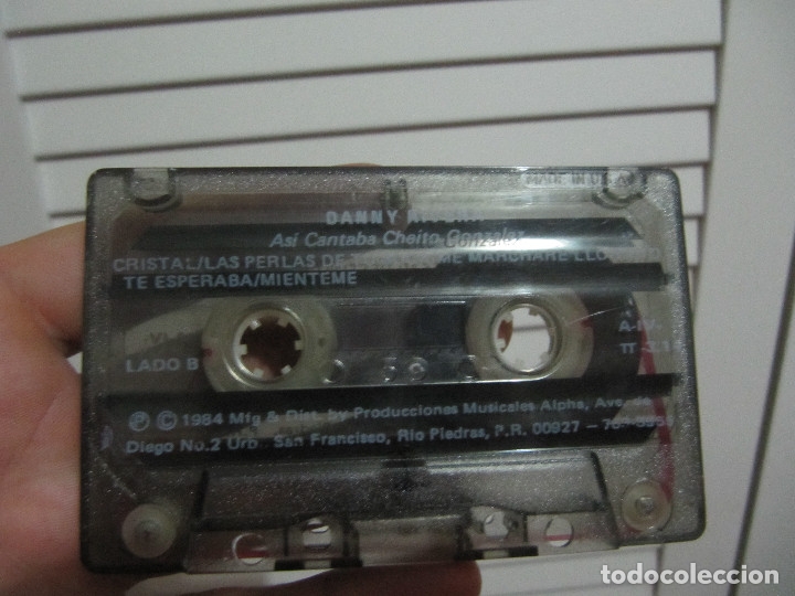 Casetes antiguos: danny rivera asi cantaba cheito gonzalez CASSETTE - Foto 3