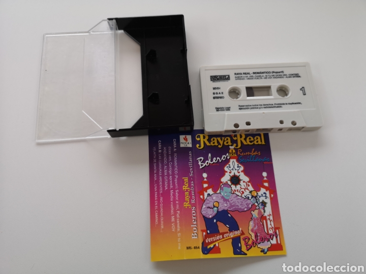 Casetes antiguos: Raya real. Boleros, rumbas, boleros - Foto 2