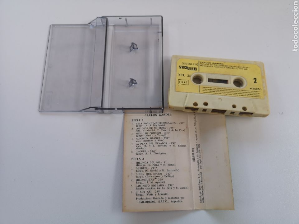 Casetes antiguos: Carlos gardel - Foto 3