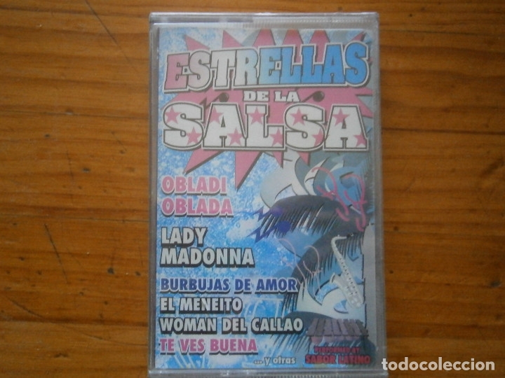 Alte Kassetten: ESTRELLAS DE LA SALSA&iexcl;&iexcl;&iexcl;cassette,NUEVO&iexcl;,,precintado&iexcl;&iexcl;UNICO EN TC&iexcl;