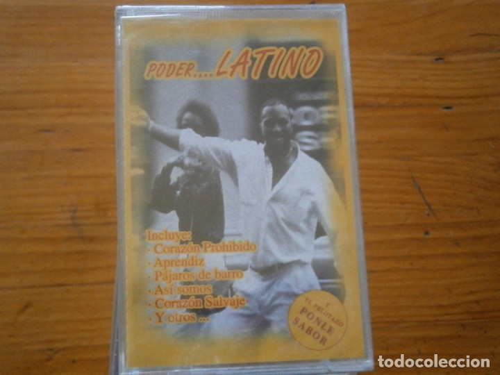 Casetes antiguos: PODER LATINO,cassette NUEVO&iexcl;PRECINTADO&iexcl;&iexcl;SIN EXTRENAR - Foto 1