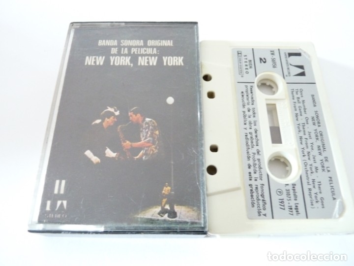 Cassettes Anciennes: CASETE, CASSETTE BANDA SONORA ORIGINAL: NEW YORK, NEW YORK  REF: 19-5