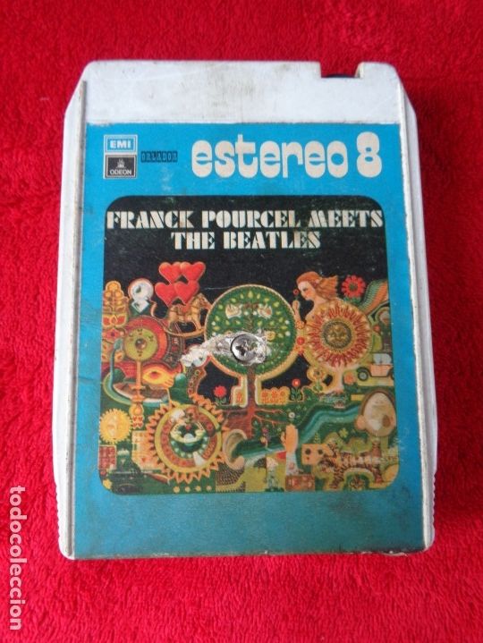 Casetes antiguos: Frank Pourcel meets The Beatles. Stereo 8 pistas cartucho