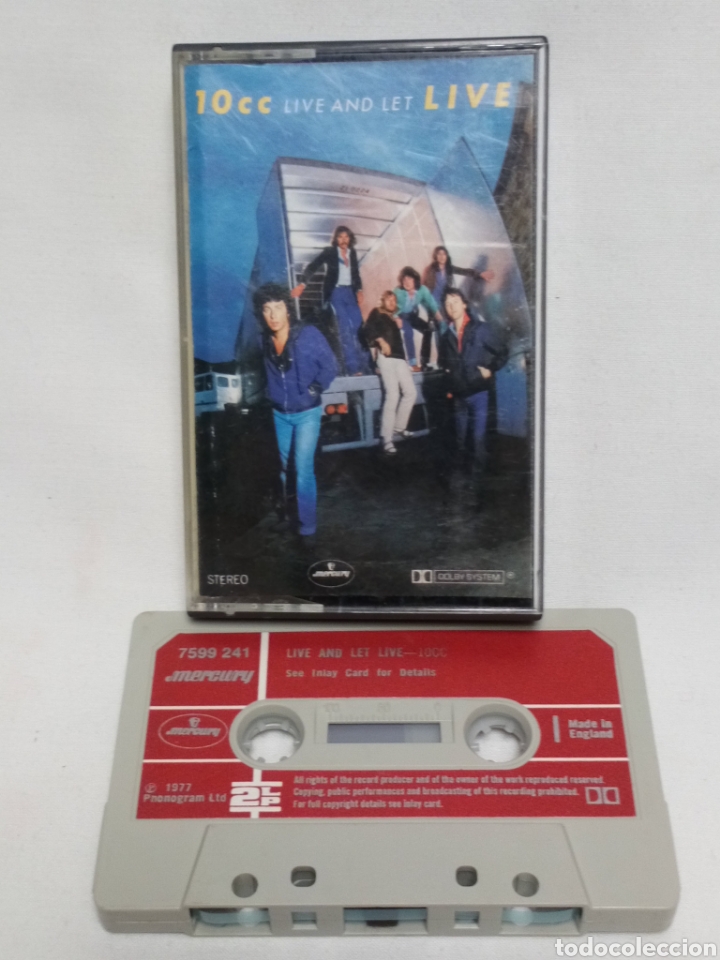 Casetes antiguos: 10 CC. Live And Let Live. Casete - Foto 1
