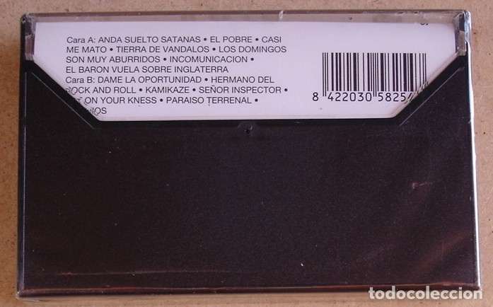Casetes antiguos: BARON ROJO - 14 GRANDES EXITOS (MC) PRECINTADO - Foto 3