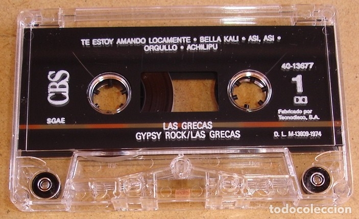 Casetes antiguos: LAS GRECAS - GIPSY ROCK (MC) - Foto 5