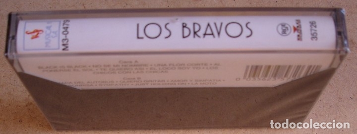 Casetes antiguos: LOS BRAVOS - BLACK IS BLACK Y OTROS EXITOS (MC) PRECINTADO - Foto 2