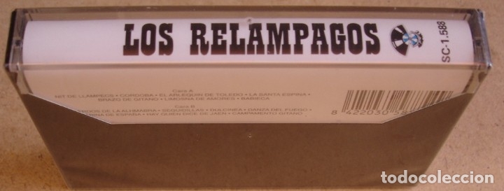 Casetes antiguos: LOS RELAMPAGOS - 14 GRANDES EXITOS (MC) PRECINTADO - Foto 2