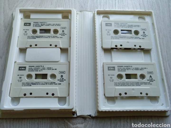 Casetes antiguos: Dyango caja 4 casetes 1989 EMI - Foto 2