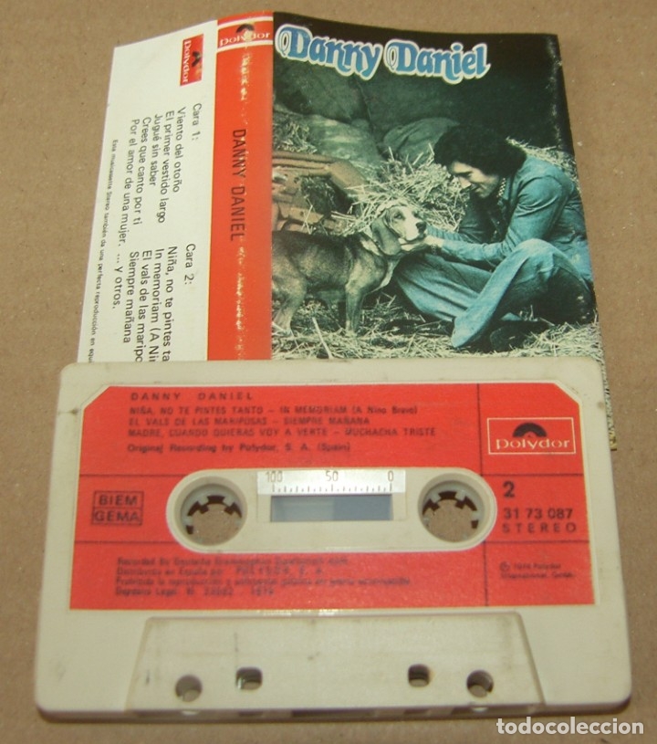 Casetes antiguos: DANNY DANIEL - POLYDOR 1974 (CAJ-1) - Foto 1