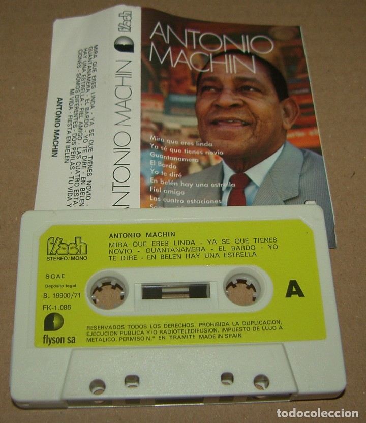 Casetes antiguos: ANTONIO MACHIN - FLASH 1971 (CAJ-1) - Foto 1