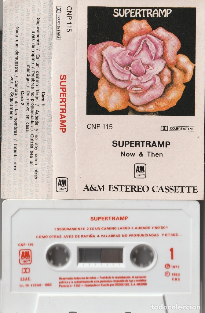 Casetes antiguos: SUPERTRAMP - SUPERTRAMP (CASSETTE A&M 1982 ESPA&Ntilde;A) - Foto 1