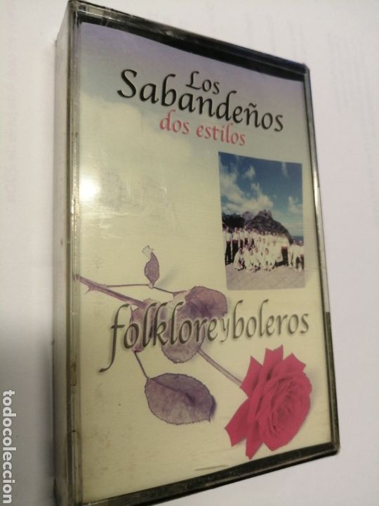 Casetes antiguos: LOS SABANDE&Ntilde;OS FOLKLORE Y BOLEROS-EXITOS IMPRESCINDIBLES-NUEVA PRECINTADA - Foto 1