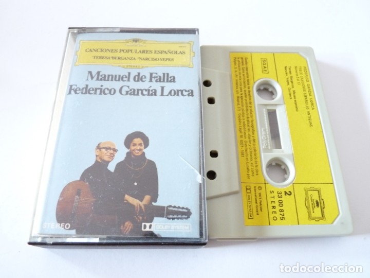 Alte Kassetten: CASETE, CASSETTE CANCIONES POPULARES ESPA&Ntilde;OLAS.T. BERGANZA,...REF: 19-49