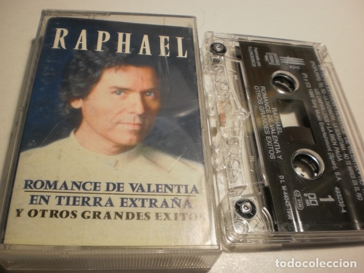 Cassettes Anciennes: casete, cinta, cassette.raphael. romance de valent&iacute;a. epic 1998 spain (estado normal)