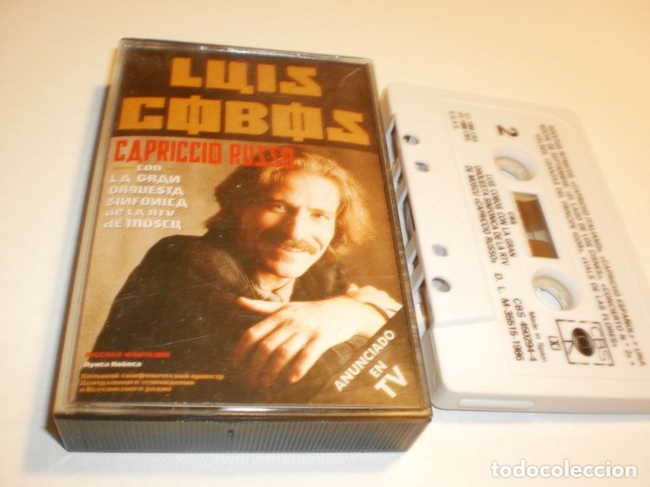 Casetes antiguos: casete luis cobos. capriccio russo. cbs 1986 spain (estado normal) - Foto 1