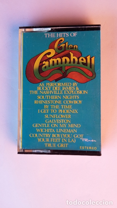 Casetes antiguos: THE HITS OF GLEN CAMPBELL. CASETE. TDKCST46C