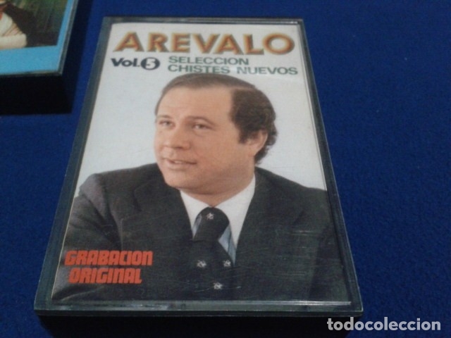 Casetes antiguos: CASETE CINTA CASSETTE ( AREVALO - VOL 5 SELECCION CHISTES NUEVOS ) 1980 OLIMPO