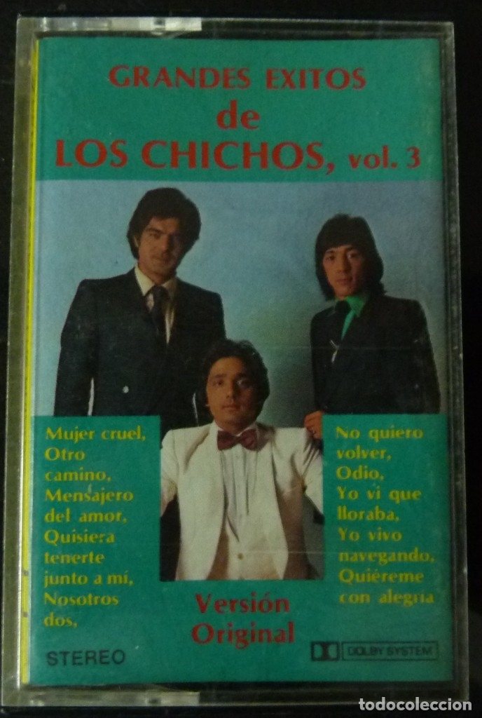 Casetes antiguos: LOS CHICHOS //GRANDES EXITOS// VOL. 3//SMASH// - Foto 1